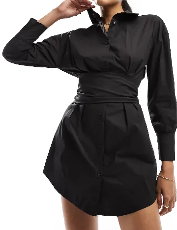 Rochie scurta Parisian Tall, negru Negru