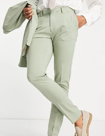 Pantaloni ASOS, verde Verde