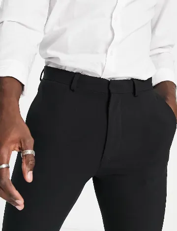 Pantaloni ASOS, negru Negru