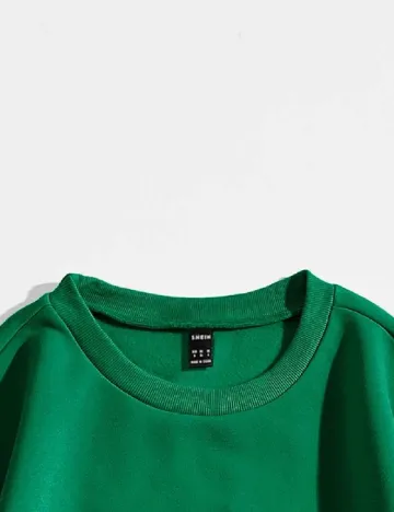 Bluza SHEIN CURVE, verde Verde