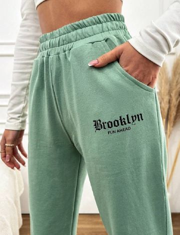 Pantaloni SHEIN, verde