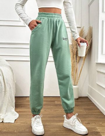 Pantaloni SHEIN, verde