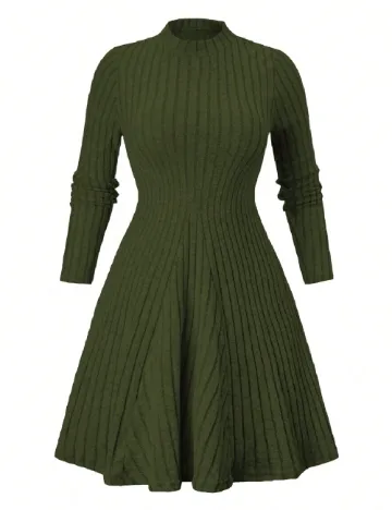 Rochie scurta SHEIN CURVE, verde Verde