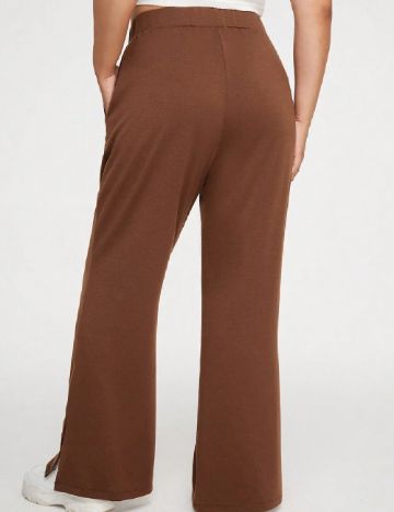 Pantaloni SHEIN CURVE, maro