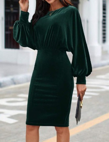 Rochie medie SHEIN, verde