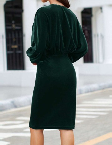 Rochie medie SHEIN, verde