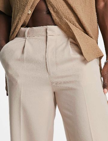 Pantaloni ASOS, crem