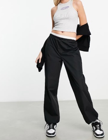 Pantaloni ASOS, negru