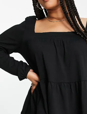 Rochie scurta ASOS Curve, negru Negru