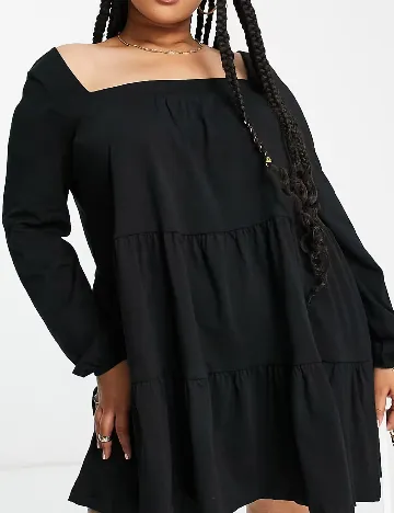 Rochie scurta ASOS Curve, negru Negru