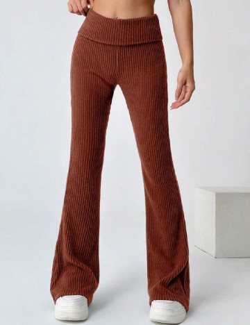 Pantaloni SHEIN, maro