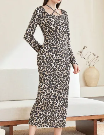 Rochie lunga SHEIN, animal print Animal print