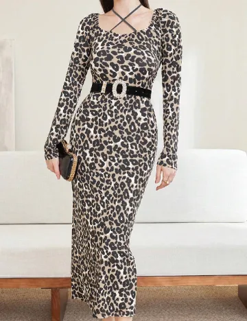 Rochie lunga SHEIN, animal print Animal print