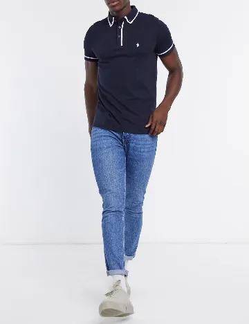 Tricou French Connection, bleumarin Albastru