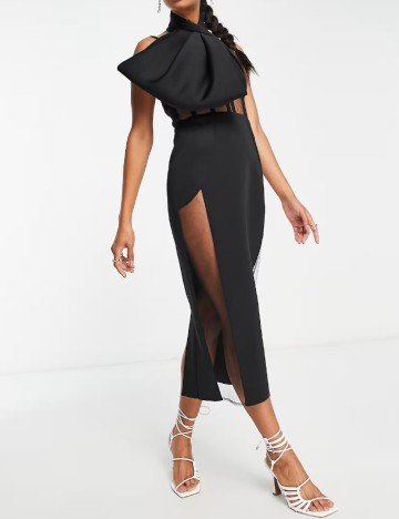 Rochie medie ASOS, negru