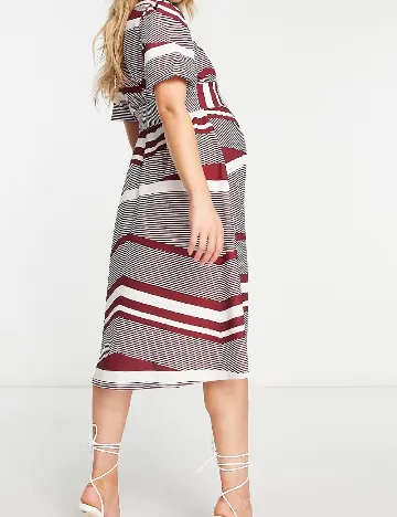 Rochie medie Asos Maternity, rosu Rosu