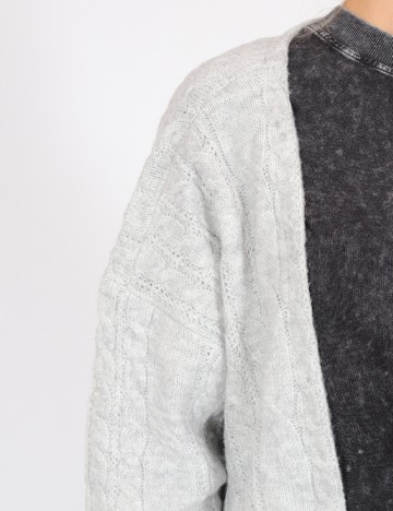 Cardigan Threadbare, gri