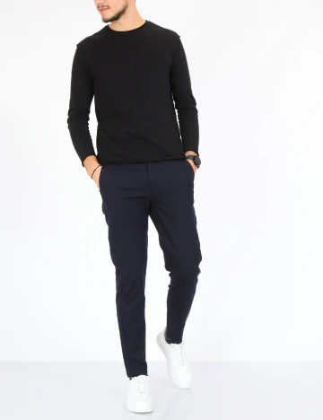 Pantaloni Only, bleumarin Albastru