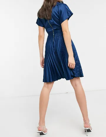 Rochie scurta Closet London, bleumarin Albastru