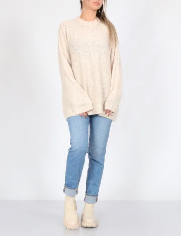 Pulover Oversize American Eagle, crem Crem