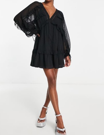 Rochie scurta ASOS, negru