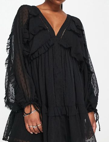 Rochie scurta ASOS, negru