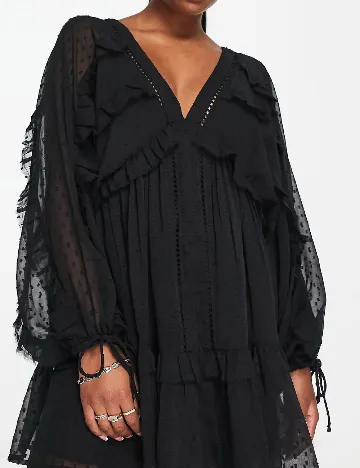 Rochie scurta ASOS, negru Negru