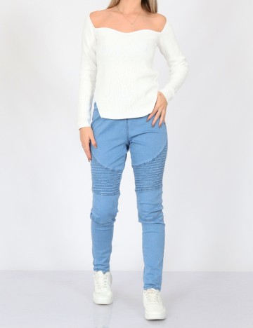 Pantaloni SHEIN, albastru