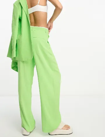 Pantaloni Weekday, verde Verde