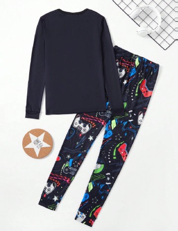 Pijama Shein Kids, negru