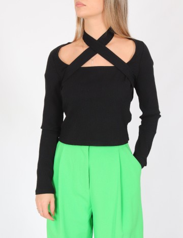 Top ASOS, negru