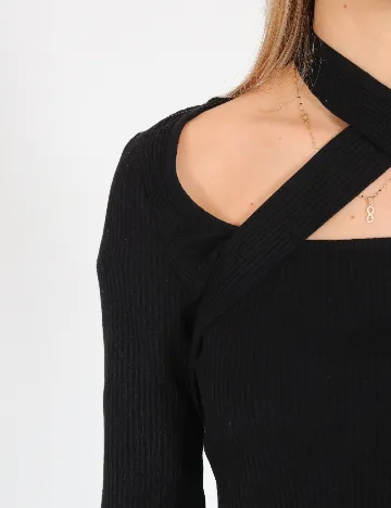 Top ASOS, negru Negru