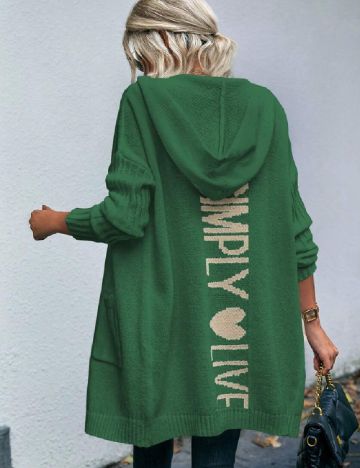 Cardigan SHEIN, verde