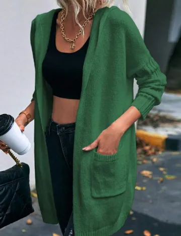 Cardigan SHEIN, verde Verde