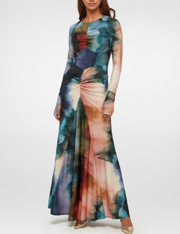 Rochie lunga Daska, mix culori