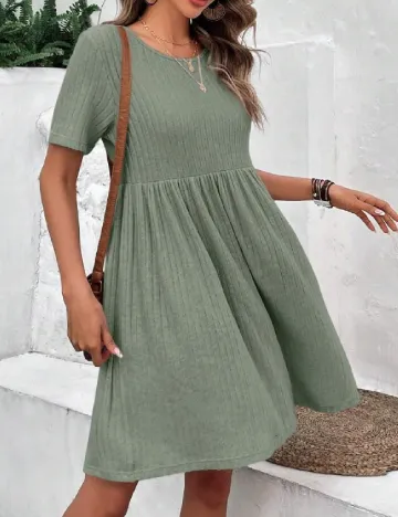 Rochie scurta SHEIN, verde Verde