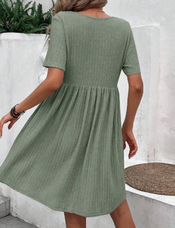 Rochie scurta SHEIN, verde