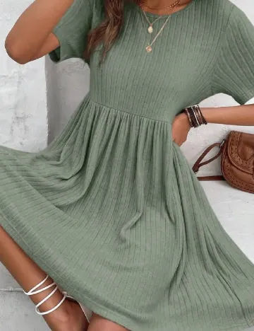 Rochie scurta SHEIN, verde Verde