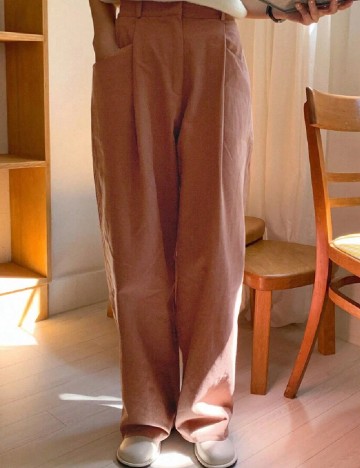 Pantaloni Dazy, maro