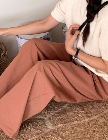 Pantaloni Dazy, maro