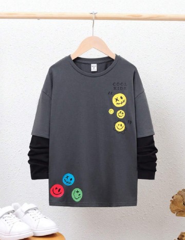 Bluza Shein Kids, gri