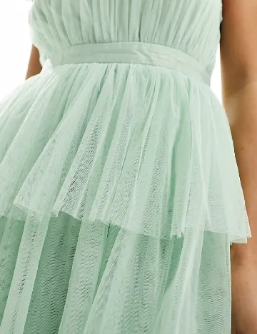 Rochie lunga Vila, verde Verde