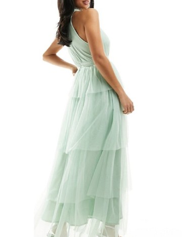 Rochie lunga Vila, verde