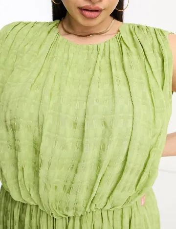 Rochie lunga ASOS Curve, verde Verde