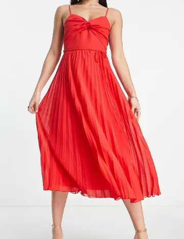 Rochie medie ASOS, rosu Rosu