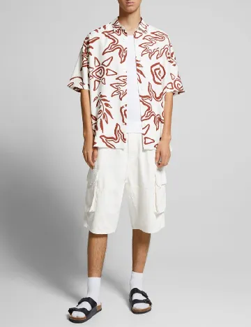 Camasa Bershka, alb