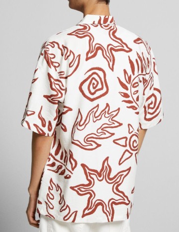 Camasa Bershka, alb