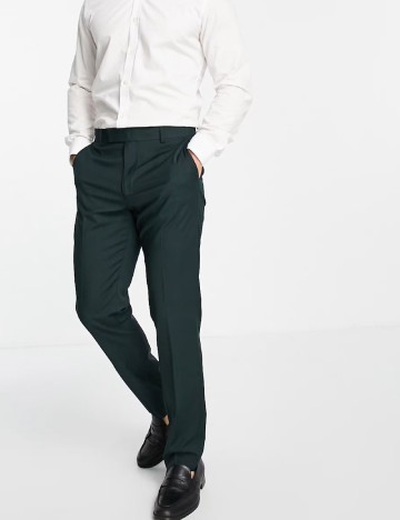 Pantaloni ASOS, verde inchis