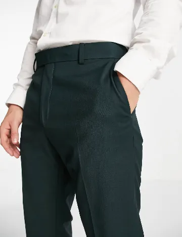 Pantaloni ASOS, verde inchis Verde