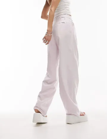 Pantaloni Top Shop, roz Roz